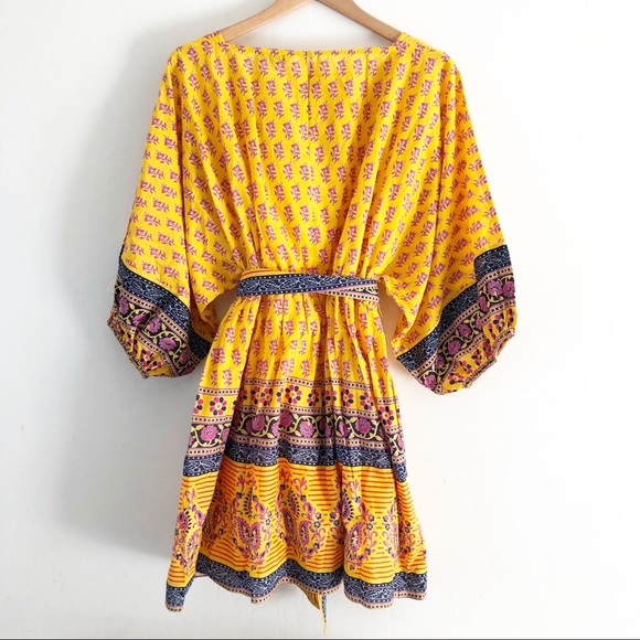 J Crew dolman sleeve mini dress sunny block print - Picture 6 of 15